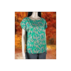 Shirt Lena Leaves En Viscose Ecovero - Chills And Fever