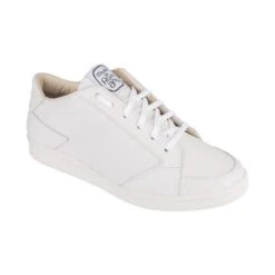 Sneaker En Cuir Blanc - Made In Romans