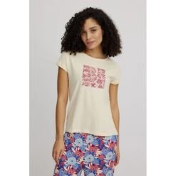 T-shirt Fleuri En Coton Bio - Tranquillo