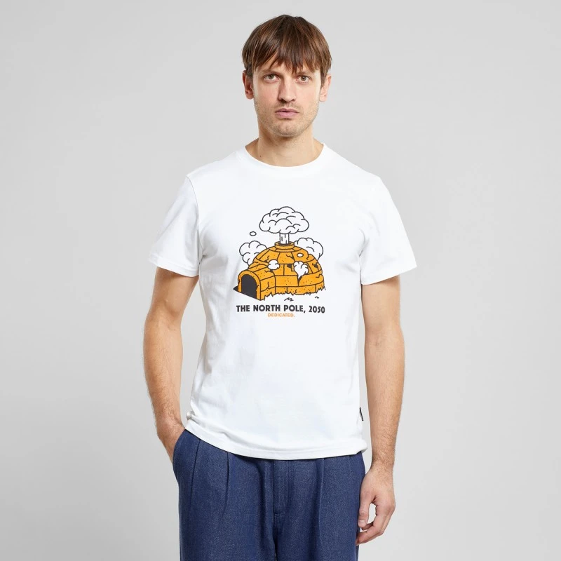 T-shirt Stockholm "Le Pôle Nord 2050" En Coton Bio - Dedicated