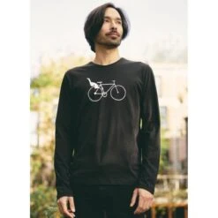 Tee-shirt Dadbike Manches Longues En Coton Bio - Munoman