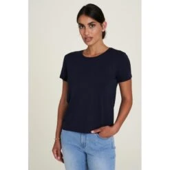 Tee-shirt En Tencel Souple Night - Tranquillo