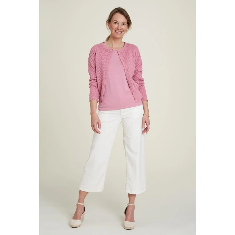 Tee-shirt En Tencel Souple Rose Vintage - Tranquillo â Image 3