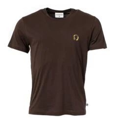 Tee-shirt Felix Marron En Coton Bio - Munoman