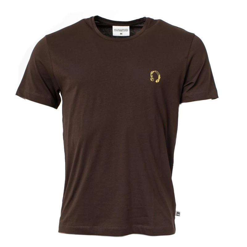 Tee-shirt Felix Marron En Coton Bio - Munoman