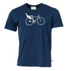 Tee-shirt Tito Dadbike Navy En Coton Bio - Munoman