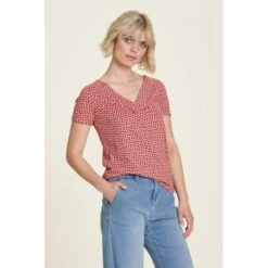 Top Col En V Waves En Coton Bio - Tranquillo