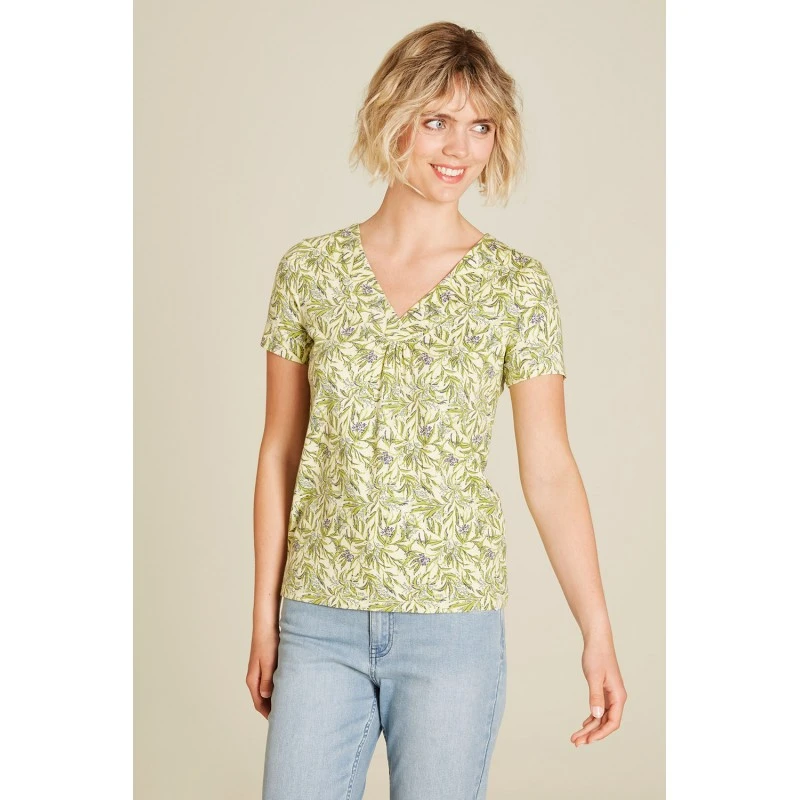 Top "feuillage D'été" En Coton Bio - Tranquillo – Image 2