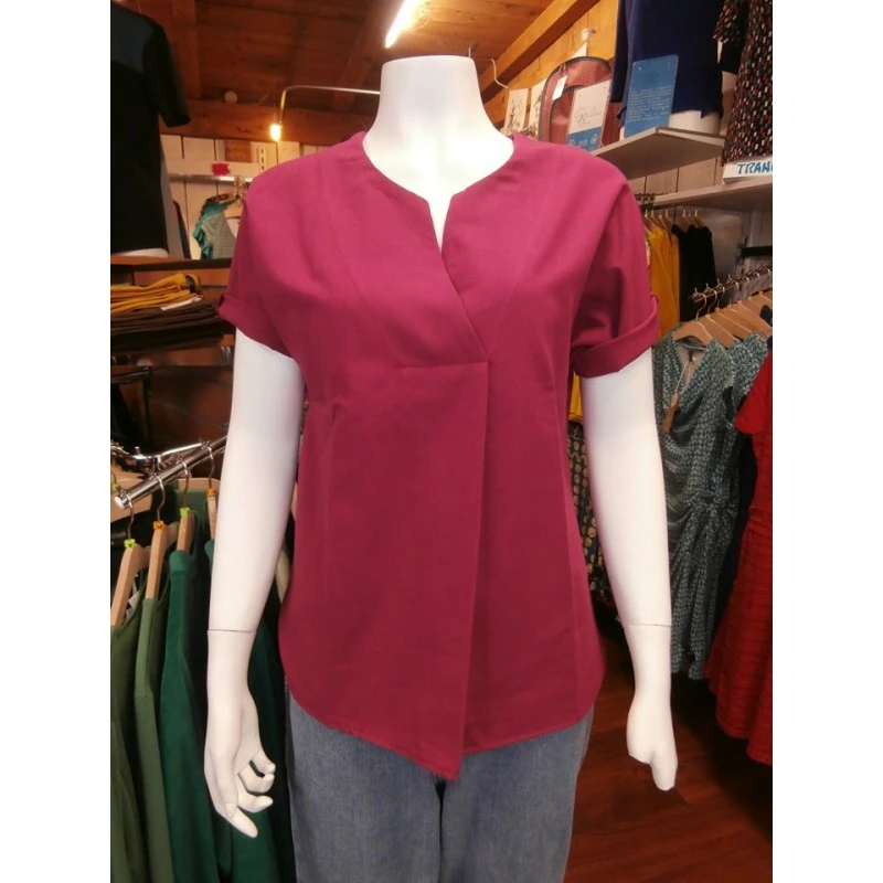 Top Lydie Beaujolais En Coton Bio - Génération Sens